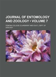 Journal of entomology and zoology (Volume 7),1153898195,9781153898195