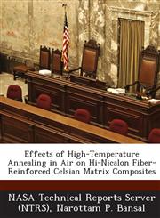 Effects of High-Temperature Annealing in Air on Hi-Nicalon Fiber-Reinforced Celsian Matrix Composites,1287231527,9781287231523