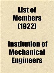 List of Members (1922),1152389572,9781152389571