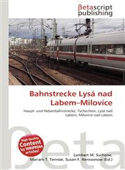 Bahnstrecke Lysá nad Labem-Milovice,6135075683,9786135075687