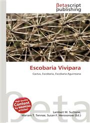 Escobaria Vivipara,6133139315,9786133139312