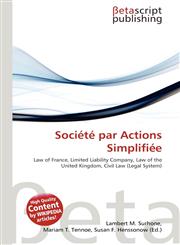 Société par Actions Simplifiée,6132355391,9786132355393