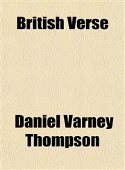 British Verse,1151936995,9781151936998