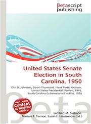 United States Senate Election in South Carolina, 1950,6134859516,9786134859516