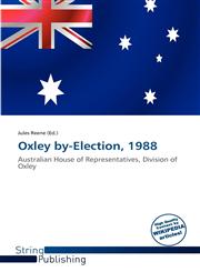 Oxley by-Election, 1988,6139195535,9786139195534