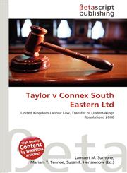 Taylor v Connex South Eastern Ltd,6137634477,9786137634479