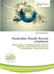 Australia-South Korea relations,6200160465,9786200160461