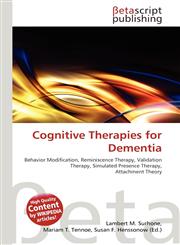 Cognitive Therapies for Dementia,6131385238,9786131385230