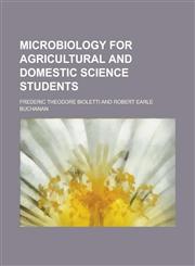 Microbiology for agricultural and domestic science students,1236797183,9781236797186