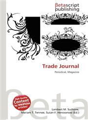 Trade Journal,6131004323,9786131004322