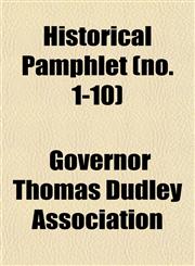 Historical Pamphlet (no. 1-10),1152292684,9781152292680
