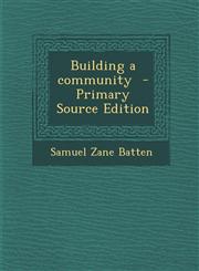 Building a Community,1289878110,9781289878115