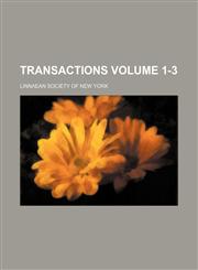 Transactions Volume 1-3,1236493222,9781236493224