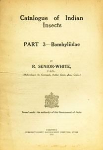 Catalogue of Indian Insects - Part 3 : Bombyliidae