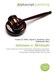 Johnson v. M'Intosh,6134346403,9786134346405