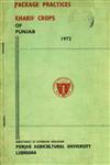 Package Practices for Kharif Crops of Punjab - 1972