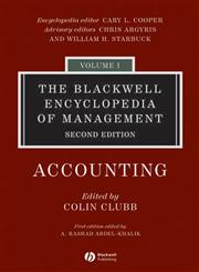 The Blackwell Encyclopedia of Management,140511827X,9781405118279
