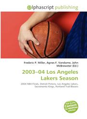 2003-04 Los Angeles Lakers Season,6135595725,9786135595727