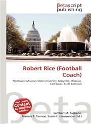 Robert Rice (Football Coach),6134886319,9786134886314