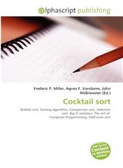 Cocktail sort,6134219800,9786134219808