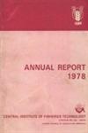 Annual Report - 1978 : Central Institute of Fisheries Technology