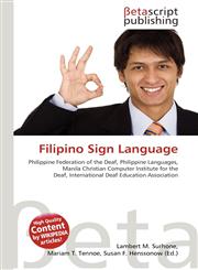 Filipino Sign Language,6133474025,9786133474024