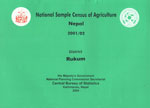 National Sample Census of Agriculture, Nepal, 2001/02 : District - Rukum