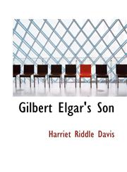 Gilbert Elgar's Son,1116976773,9781116976779
