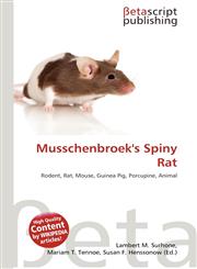 Musschenbroek's Spiny Rat,6135436902,9786135436907
