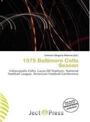 1975 Baltimore Colts Season,6135818775,9786135818772