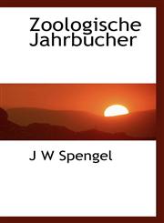 Zoologische Jahrbucher,111707353X,9781117073538