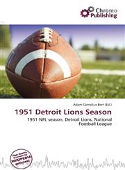 1951 Detroit Lions Season,6136500140,9786136500140