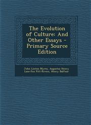 Evolution of Culture And Other Essays,1289750165,9781289750169