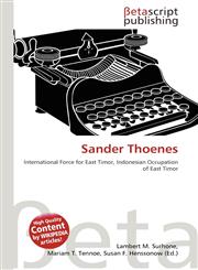 Sander Thoenes,6136174715,9786136174716