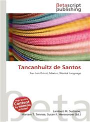 Tancanhuitz de Santos,613534899X,9786135348996