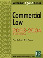 Q&A Commercial Law 2009-2010 3rd Edition,185941740X,9781859417409