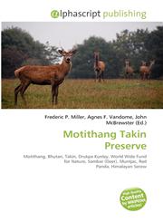 Motithang Takin Preserve,6135653091,9786135653090