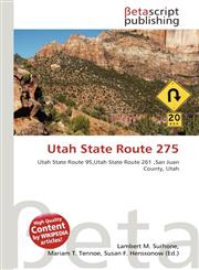 Utah State Route 275,613760232X,9786137602324