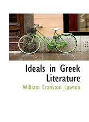 Ideals in Greek Literature,1110478003,9781110478002