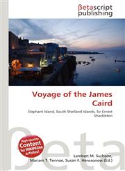 Voyage of the James Caird,6131208433,9786131208430