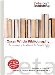 Oscar Wilde Bibliography,6137640701,9786137640708