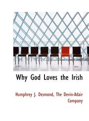 Why God Loves the Irish,1140479636,9781140479635