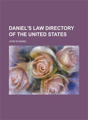 Daniel's Law Directory of the United States,123001022X,9781230010229