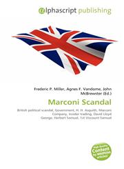Marconi Scandal,6134281360,9786134281362