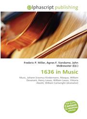1636 in Music,6134304492,9786134304498