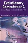 Evolutionary Computation 1 Basic Algorithms and Operators,0750306645,9780750306645