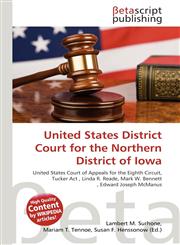 United States District Court for the Northern District of Iowa,6135370324,9786135370324