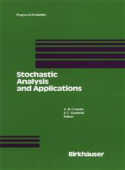 Stochastic Analysis and Applications Proceedings of the 1989 Lisbon Conference,081763567X,9780817635671