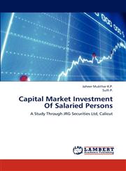 Capital Market Investment of Salaried Persons,3659155578,9783659155574