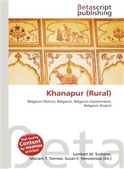 Khanapur (Rural),6136440733,9786136440736